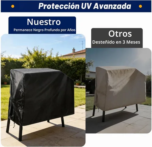 Vista 5 de Cubierta de plancha para plancha Blackstone de 22 pulgadas con capucha y Cubierta de plancha impermeable resistente a la decoloración y antiviento