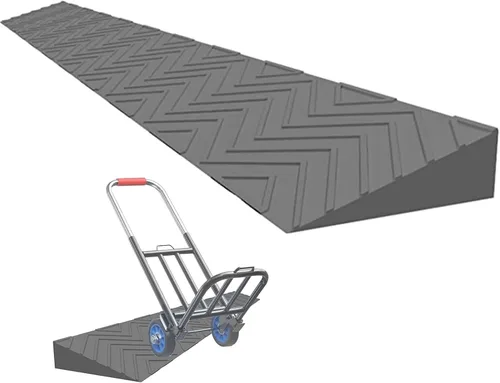 Vista 11 de Rampas de umbral portátiles para interiores y exteriores, de 1 a 3.9 in, rampas para robot de barrido, rampa de umbral de superficie antideslizante