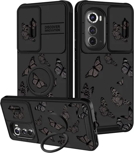 Vista 116 de Funermei Funda para Moto G Stylus 5G 2022, funda para teléfono con diseño de calavera de esqueleto para mujeres y niñas, diseño gótico, Como