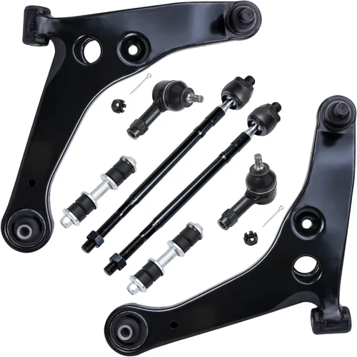 Vista 307 de Detroit Axle - Kit de brazos de control de extremo de 8 piezas para Toyota 2001-2003 Highlander 2002-2003 Camry Lexus ES300, 2 conjuntos de brazos