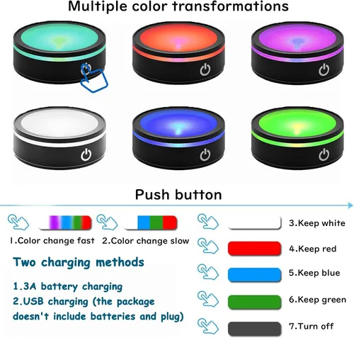 Vista 7 de YWHL Regalos para Hija de Mamá Papá Mejores Ideas de Regalos de Cumpleaños y Graduación para Hija Adulta Recuerdo de Cristal con Base de Luz Regalo