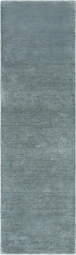 Vista 2 de SAFAVIEH Himalaya Collection - Alfombra de pasillo, 2 pies 3 pulgadas x 6 pies, color azul, lana hecha a mano, ideal para zonas de alto tráfico