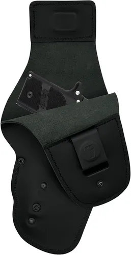 Vista 12 de Urban Carry LockLeather Funda G3 Holster - Diseño híbrido de cuero/polímero para ocultación óptima Disponible en tamaños Cadete, Trooper, Teniente