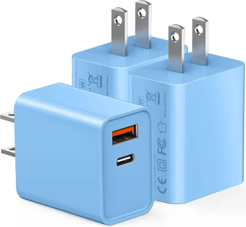 Vista 13 de Cargador de pared USB C, 100 W, 6 puertos PD rápido, bloque de carga USB C, 3USB C+3USB A, bloque de carga, adaptador de tira de alimentación tipo