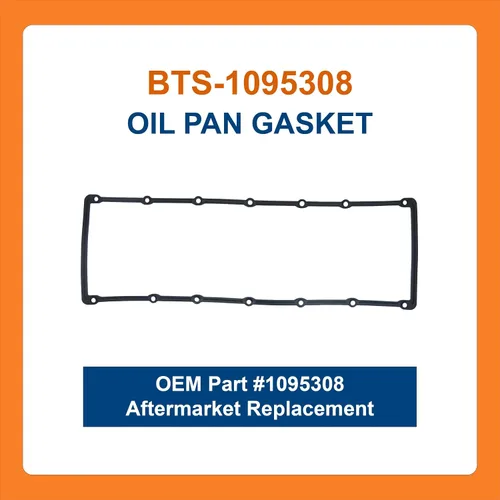 Vista 2 de BTS-1095308 Junta de cárter de aceite, compatible con Caterpillar 3176/3196/C10/C12, repuesto del mercado de accesorios para OEM # 1095308, Junta