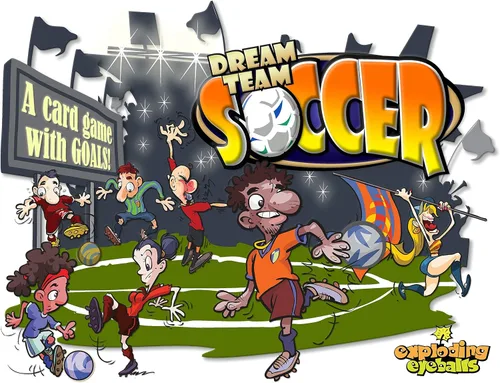 Vista 2 de Juego de cartas de fútbol Dream Team Juego familiar para niños y adultos
