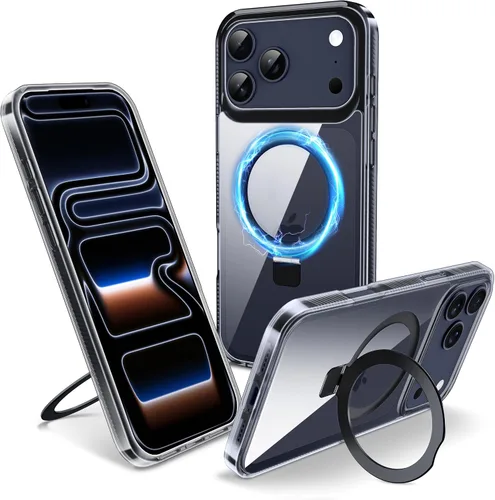 Vista 52 de Funda magnética para iPhone Air – [Soporte invisible integrado] [Compatible con MagSafe] [Protección contra caídas de grado militar] Cubierta