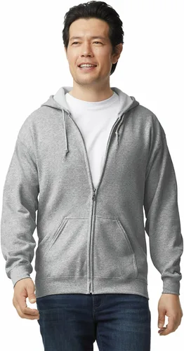 Vista 43 de Gildan Sudadera con capucha y cremallera completa para hombre