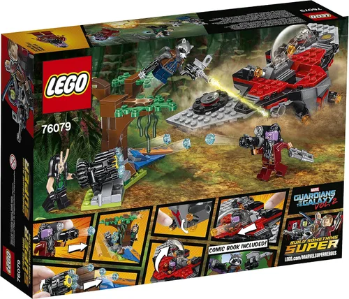 Vista 3 de LEGO Marvel Super Heroes Ravager Attack 76079 superhéroe Juguete