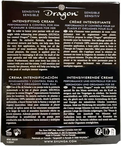 Vista 2 de Dragon Sensitive Cream 2 onzas líquidas