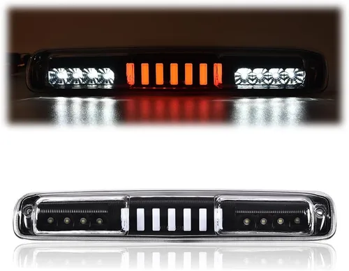 Vista 54 de GRAND ORANGE Tercera luz de freno LED de montaje alto 92-99 compatible con Chevy GMC Suburban/Yukon 94-05 compatible con Chevy Blazer S10 luz