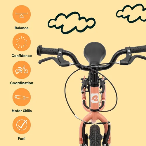 Vista 3 de Retrospec Cub Plus XL Kids Balance Bike - 14in Outdoor Toddler Bike with Adjustable Height 15-21in - Lightweight Aluminum Frame & Hand Brakes for