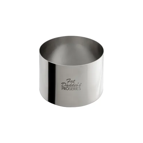 Vista 24 de Fat Daddio's Anillo redondo de acero inoxidable para pasteles y pastelería, 2 x 0.75 pulgadas