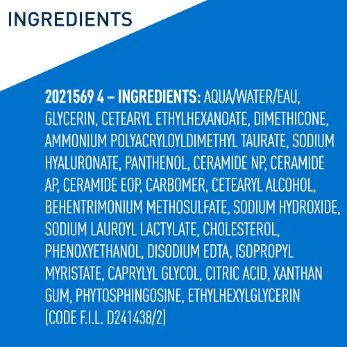 Vista 9 de Cerave Suero de ácido hialurónico para la cara con vitamina B5 y ceramidas, suero facial hidratante para piel seca, sin fragancia, 1 onza