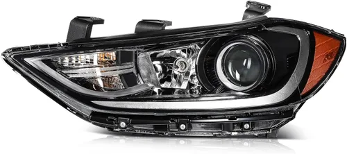 Vista 18 de Conjunto de faros delanteros LSAILON para Hyundai Sonata 2011-2014 Carcasa negra+92101-3Q000+luz alta: H1