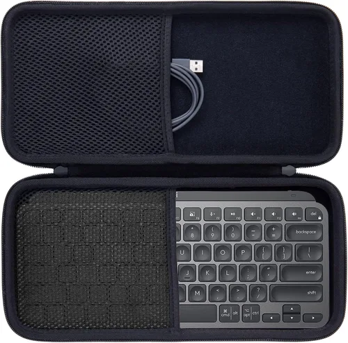 Vista 11 de Aenllosi Estuche rígido compatible con teclado mecánico inalámbrico de rendimiento iluminado Logitech MX