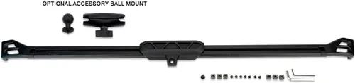 Vista 2 de IAG I-Line - Riel de montaje para tablero con soporte de bola para Ford Bronco 2021+, no deportivo Monta teléfonos, cámaras, detectores de radar