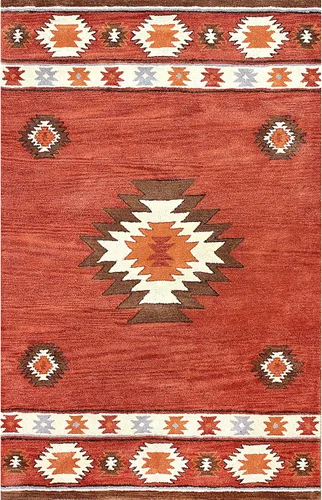 Vista 8 de nuLOOM Shyla - Alfombra abstracta de lana, 2 x 3 pies, color vino