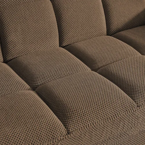 Vista 10 de Eafurn Sofá cama convertible de felpilla capitoné 3 en 1 de 65 pulgadas Café - 65