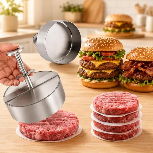 Vista 6 de Prensa de hamburguesas de 5.4 pulgadas, 304 de acero inoxidable