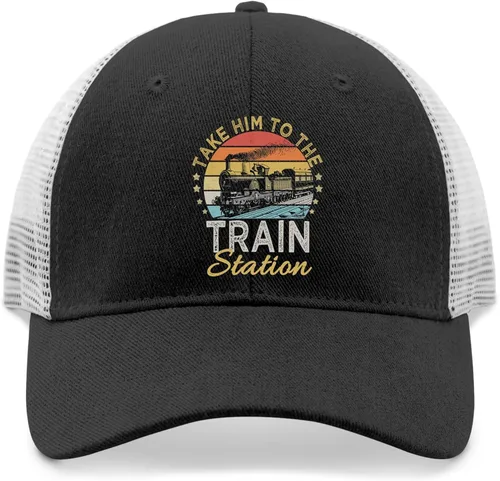 Vista 9 de devor Baseball Cap Take Him to The Train Station Dad Hat for Women Funny Dad Hat Adjustable