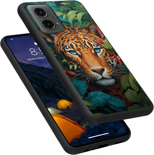Vista 53 de Funda para Motorola Moto G Play 4G 2024, delgada y ligera, de silicona de TPU suave, color negro, ultrafina, para Motorola Moto G Play 4G 2024, Art