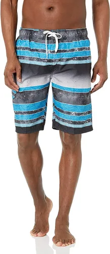 Vista 2 de Kanu Surf Men's Barracuda Swim Trunks (Regular & Extended Sizes)