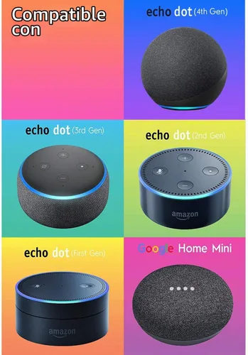 Vista 5 de Dekodots Soporte de mesa para altavoz inteligente (dragón), soporte decorativo para Amazon Echo Dot o Google Home Mini, diseño portátil, sin
