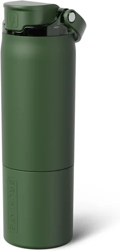 Vista 67 de BrüMate Rise - Botella de agua de 25 onzas con pajita de silicona cubierta 100 % a prueba de fugas, botella de agua de acero inoxidable aislada