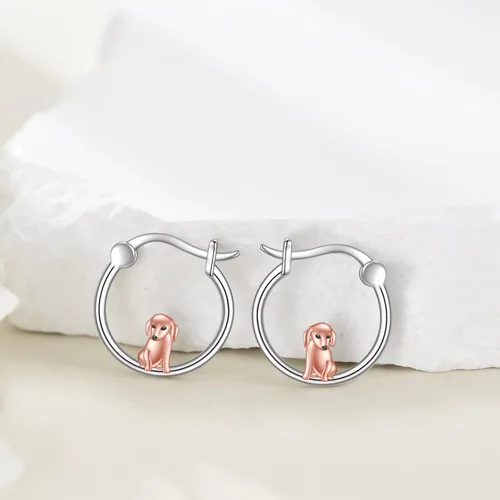 Vista 98 de VONALA Bonitos aretes de aro de plata de ley 925, regalos de cumpleaños para mujer