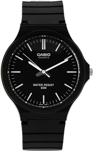 Vista 3 de Casio MW240 Series Men’s Quartz Watch 50M WR Large Resin Case Resin Glass Resin Band Large Arabic Numerals Analog Watch Easy to Read