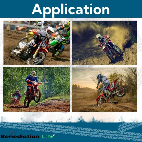 Vista 7 de Juego completo de neumático delantero 70/100-19 + tubo para bicicleta de tierra todoterreno motocross enduro USA STOCK