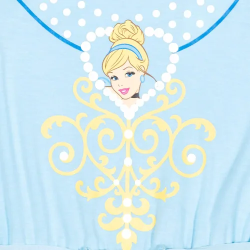 Vista 4 de Disney Princess Moana Frozen Ariel Cenicienta Tiana - Mameluco y falda para niñas pequeñas a niños grandes