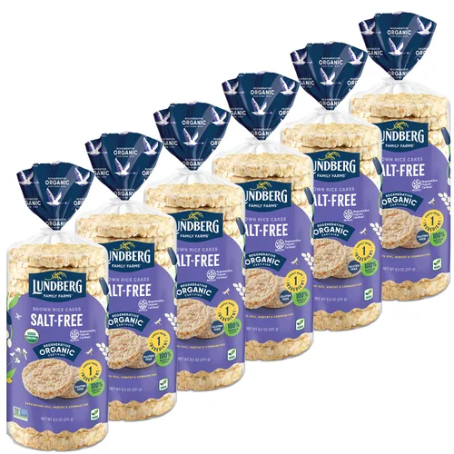 Vista 15 de Lundberg Tortas de arroz integral orgánico sin gluten ligeramente saladas- 8.5 oz