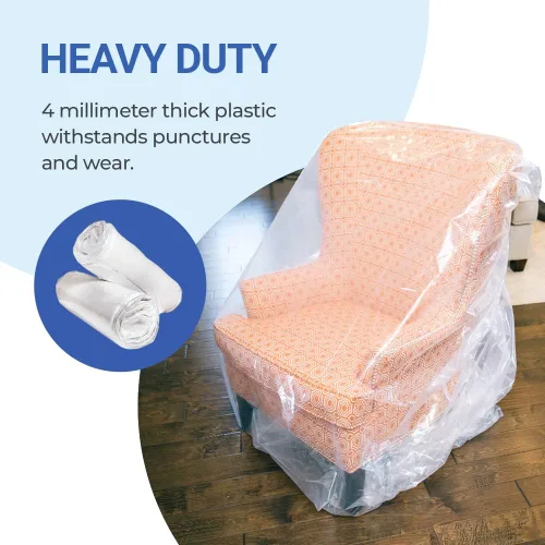 Vista 3 de TRU Lite - Bolsa de almacenamiento de colchón, bolsa de colchón sellable para mudanza, plástico extra grueso de 4 mil, se adapta a tamaños estándar