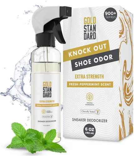Vista 7 de Desodorizante natural para zapatos en aerosol y eliminador de olores, 1 paquete de 6 onzas, refrescante y de larga duración, aroma cítrico fresco