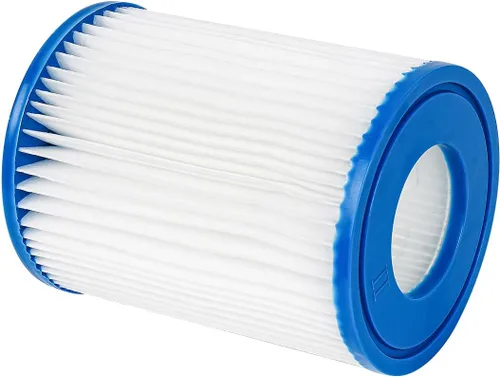 Vista 2 de WuYan Paquete de 4 filtros de piscina compatibles con cartucho tipo II, filtro de repuesto compatible con bomba de filtro de spa Lay Z