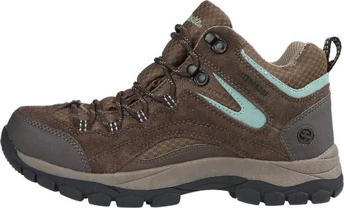 Vista 2 de Northside Womens Pioneer Mid cuero impermeable senderismo zapato