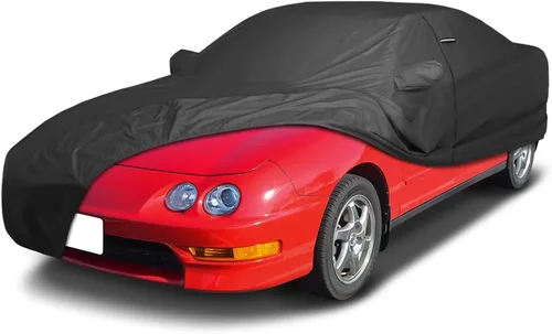 Vista 34 de iCarCover Funda de automóvil personalizada para Acura CL (1997-2003), impermeable, para todo tipo de clima, lluvia, nieve, protección solar UV Rayas