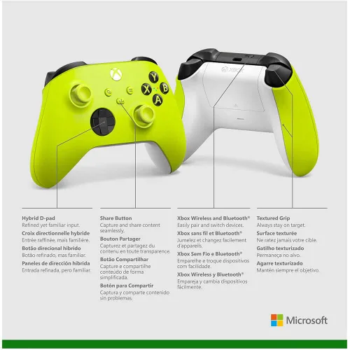 Vista 6 de Xbox Core Wireless Controller Electric Volt