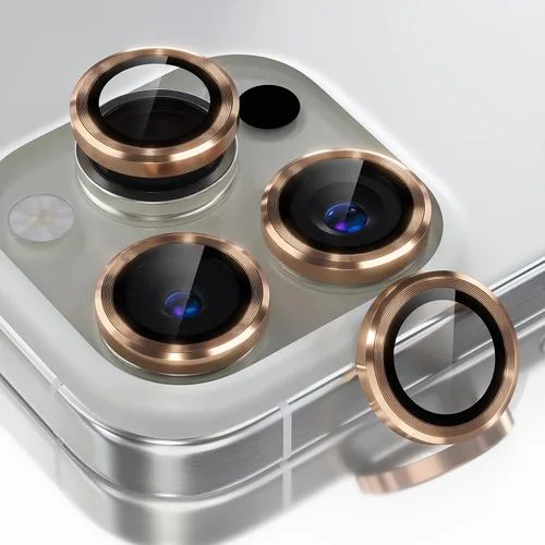 Vista 90 de Choiche Compatible para iPhone 16 Pro/iPhone 16 Pro Max Protector de Lente de Cámara, Vidrio Templado 9H Protector de Pantalla de Cubierta de Cámara