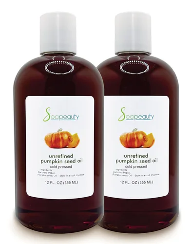 Vista 12 de Soapeauty Aceite virgen de semilla de calabaza cruda para el crecimiento de la piel y el cabello, remedio de aceite 100% puro, prensado en frío