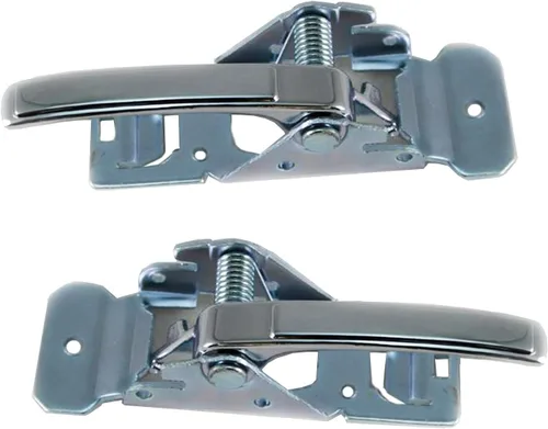 Vista 36 de TRQ Juego de 2 manijas de puerta interior trasera cromada y cachemira para Chevy GMC