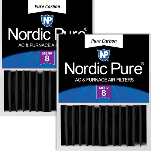 Vista 31 de Nordic Pure 16 x 20 x 5 (tamaño real: 15 7/8 x 19 5/8 x 4 3/8) Honeywell Filtros de aire de repuesto Merv 8 Plus Carbon 1 paquete