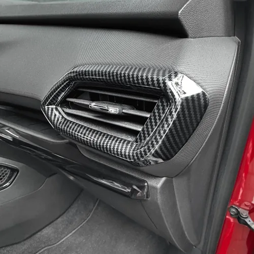 Vista 8 de YOUTOOCAR Cubiertas de salida de aire compatibles con accesorios Chevy Trailblazer 2020-2024 (patrón de fibra de carbono)