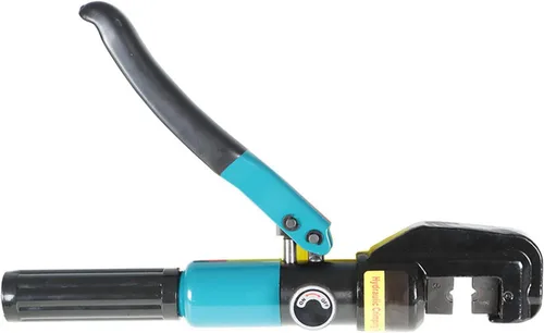 Vista 2 de Herramienta hidráulica de mano de 10 toneladas con 9 pares de troqueles y cortador de cables para accesorios de barandilla de cable de acero