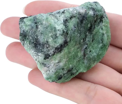 Vista 15 de XIANNVXI Amazonita 1.8-2.2" Cristales Crudos Grandes y Piedras Curativas Rocas de Cristal Natural en Bruto Pulido Cabujón Fuente Rocas 1PCS