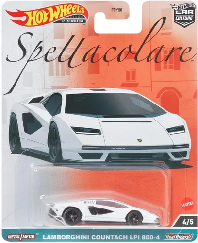 Vista 4 de Hot Wheels Car Culture 2023 Spettacolare Series - Paquete completo de 5 unidades (FPY86‑959B) Alfa Romeo Giulia GTA, 155 V6 Ti, Lancia Stratos