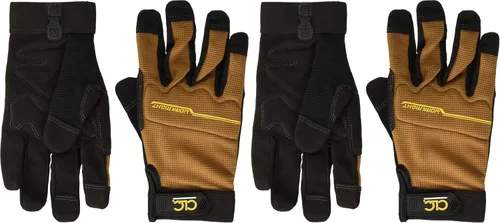 Vista 5 de CLC Custom Leathercraft 124M Workright - Guantes de trabajo con agarre flexible, resistentes al encogimiento, destreza mejorada, resistentes