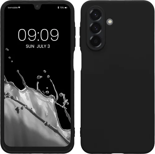 Vista 29 de kwmobile Funda compatible con Samsung Galaxy A12 - Funda protectora de silicona TPU suave y delgada - Azul Báltico